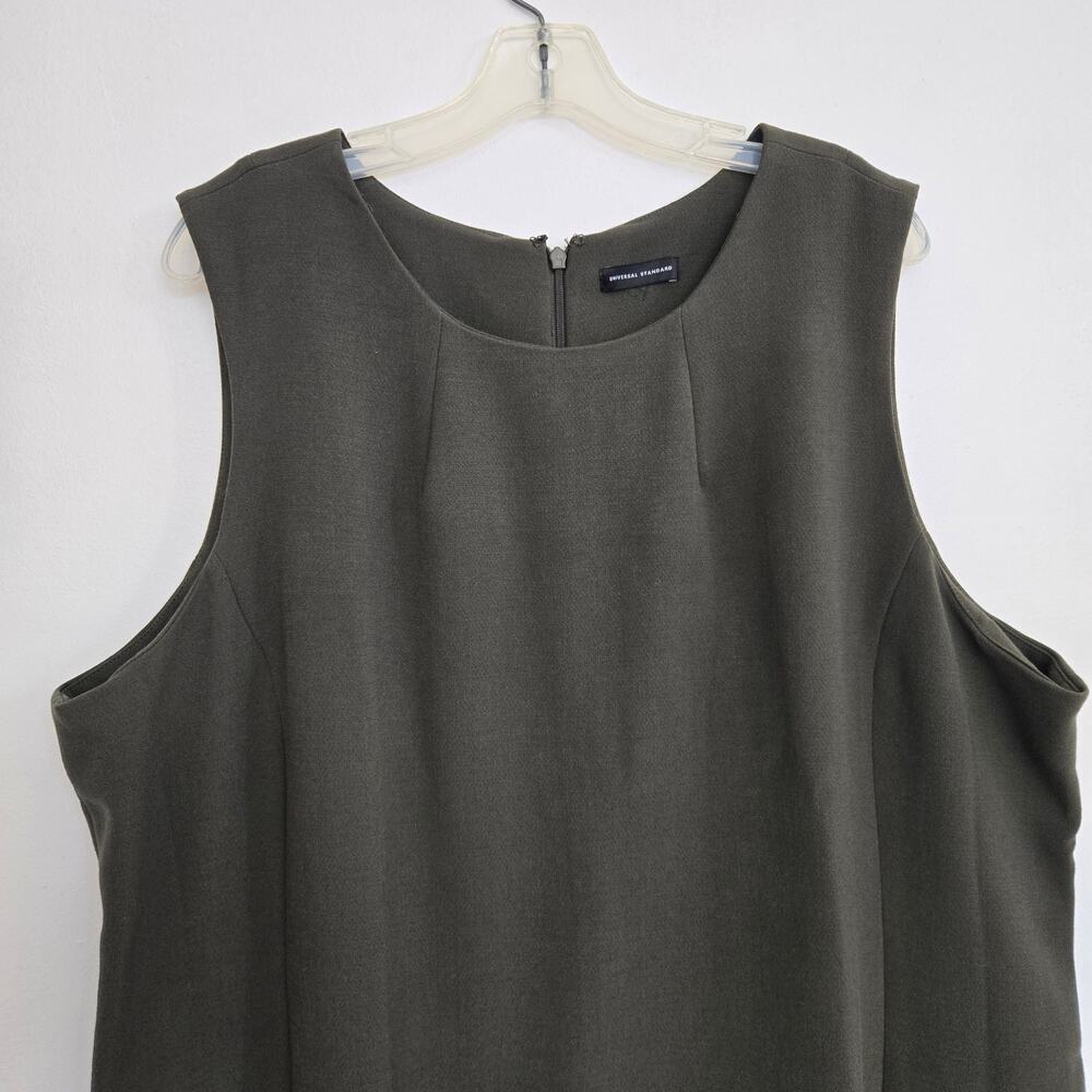 Universal Standard Professional Sheath Dress Oliv… - image 4